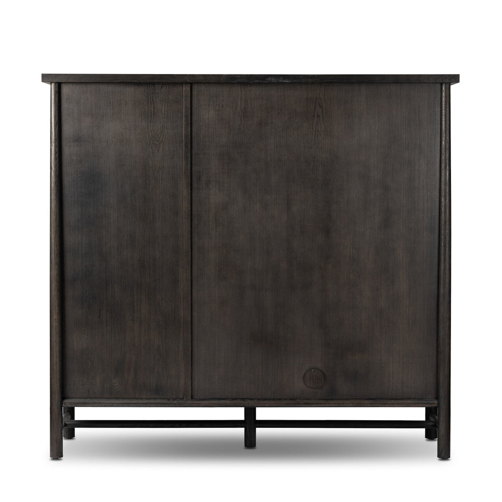 Renaud 3-Door Cabinet - Charcoal Oak Veneer