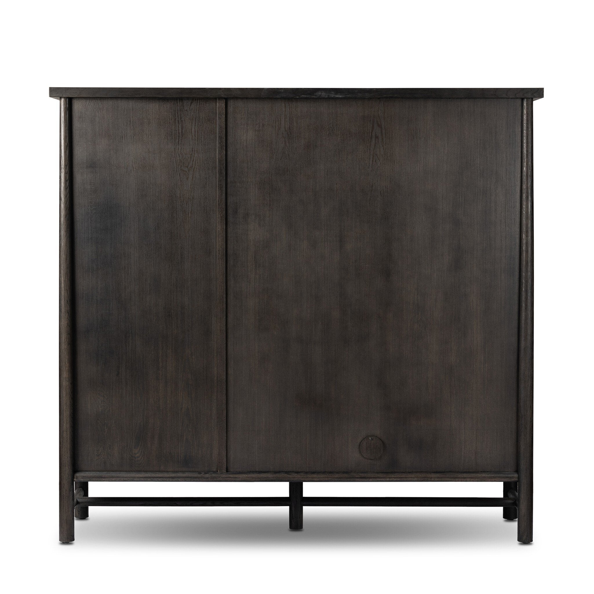 Renaud 3-Door Cabinet - Charcoal Oak Veneer