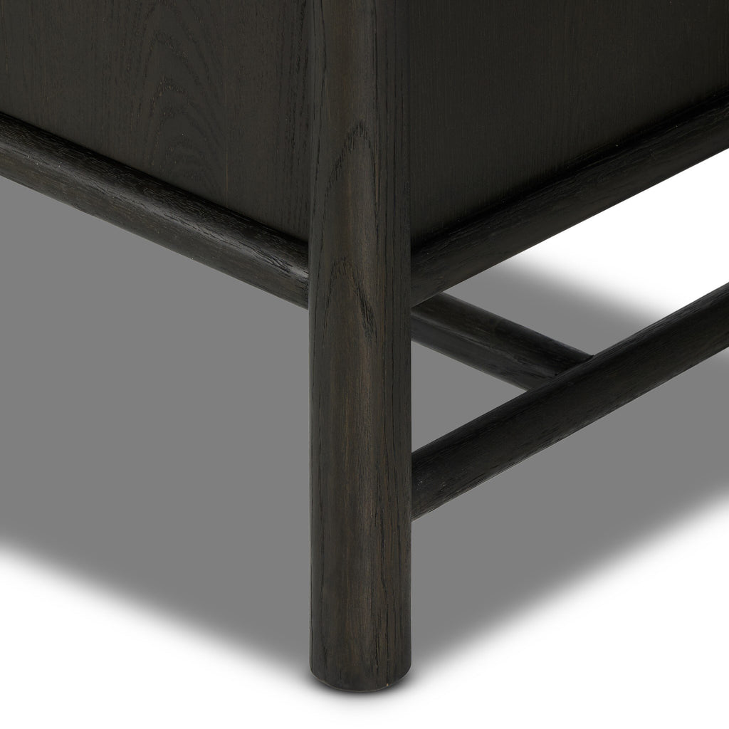 Renaud 3-Door Cabinet - Charcoal Oak Veneer