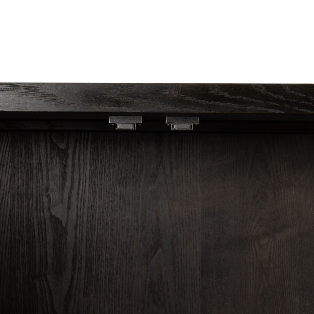 Renaud 3-Door Cabinet - Charcoal Oak Veneer