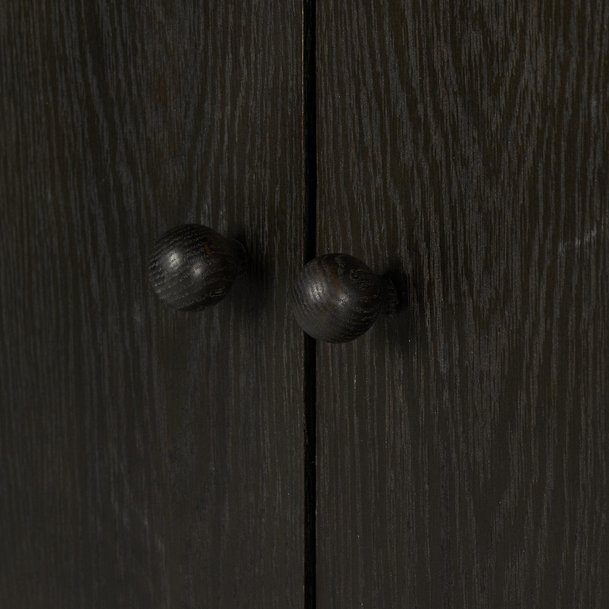 Renaud 3-Door Cabinet - Charcoal Oak Veneer