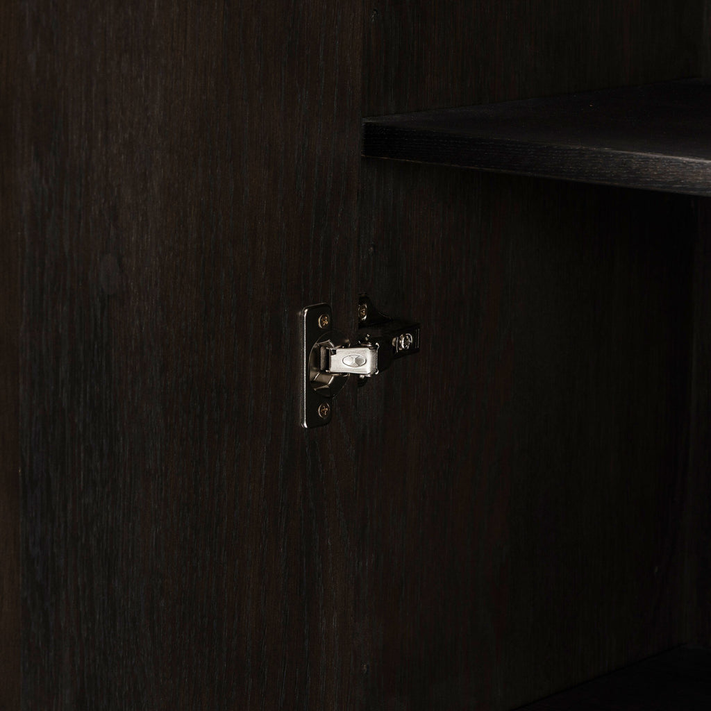 Renaud 3-Door Cabinet - Charcoal Oak Veneer