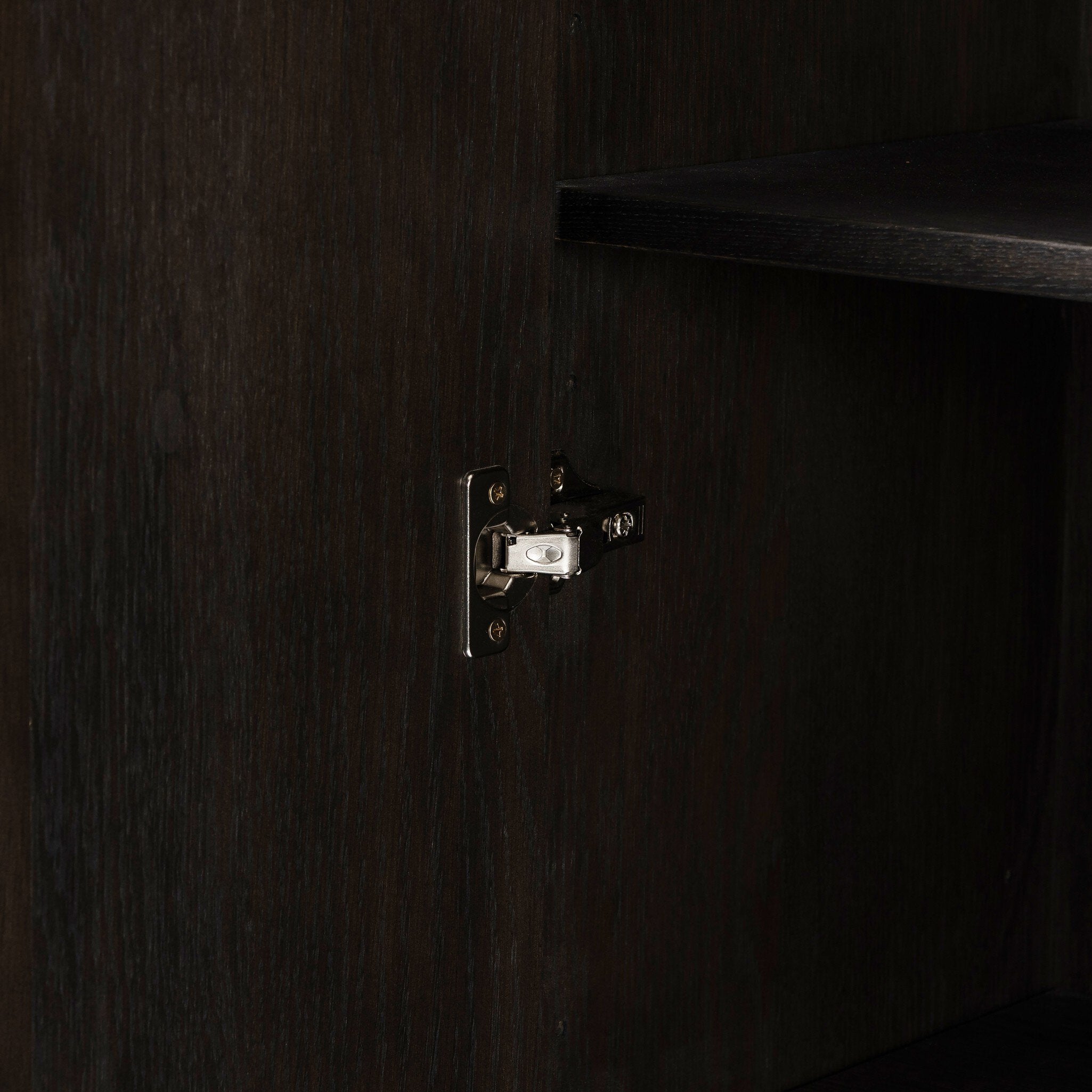 Renaud 3-Door Cabinet - Charcoal Oak Veneer