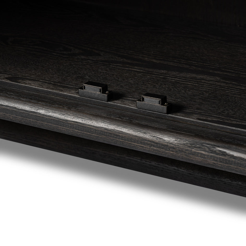 Renaud 3-Door Cabinet - Charcoal Oak Veneer