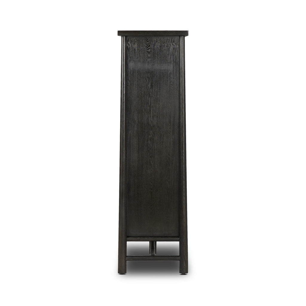 Renaud 3-Door Cabinet - Charcoal Oak Veneer