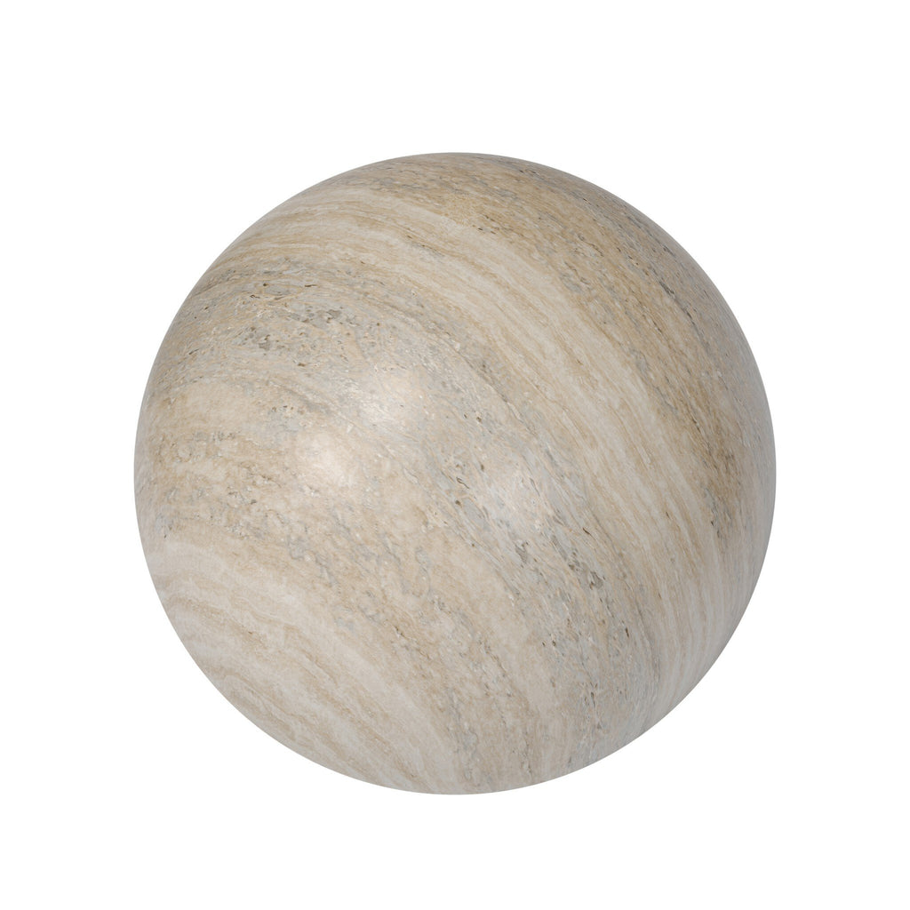 Mairo Sphere - Natural Grey Faux Marble | Large