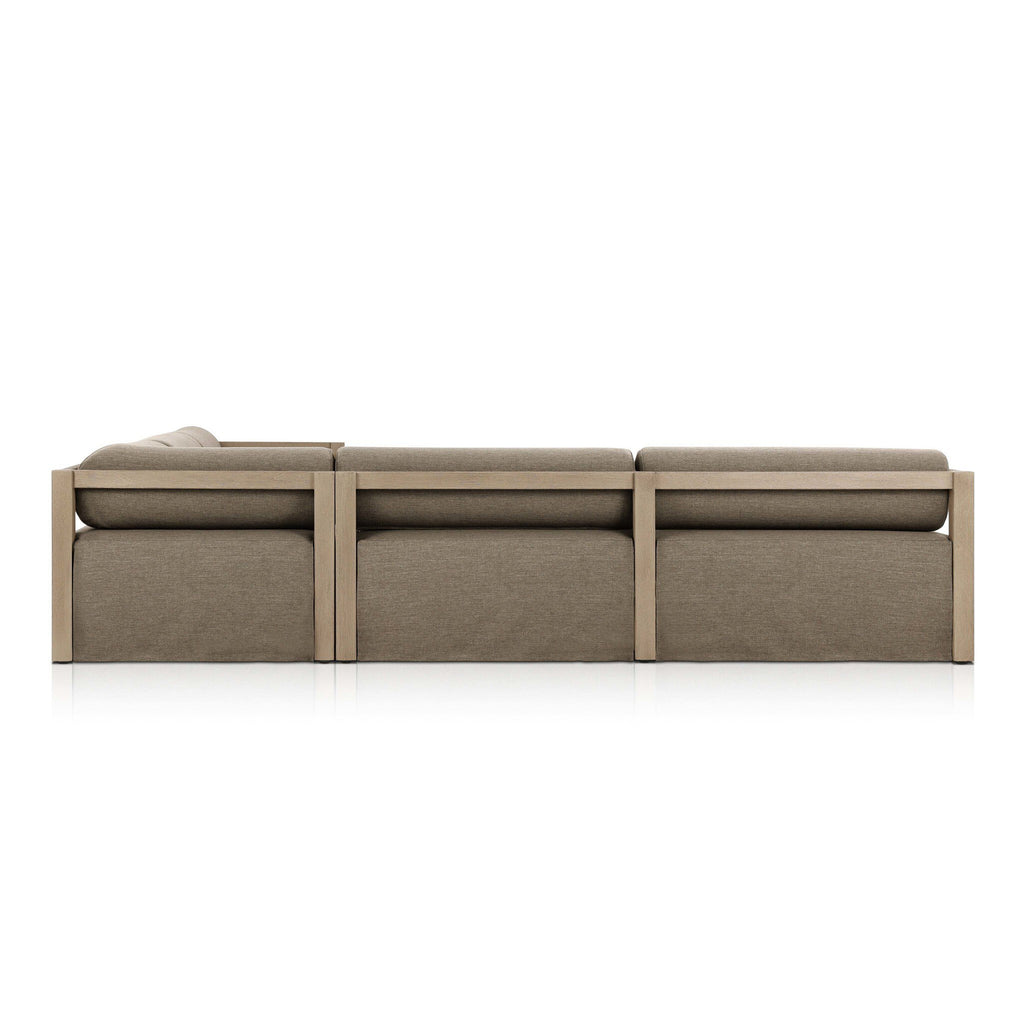 Laskin Outdoor 3Pc Sectional - Alessi Fawn