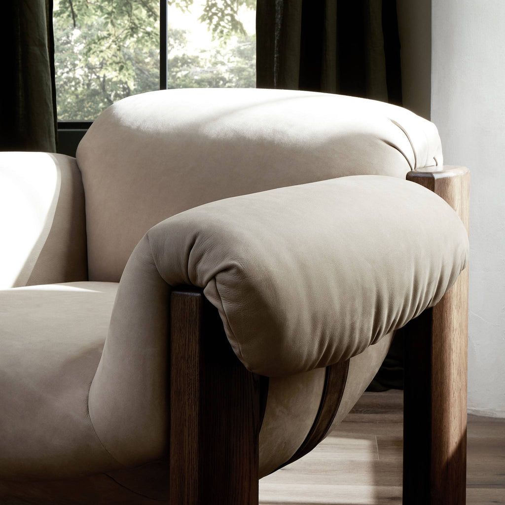 Samena Chair - Nubuck Nude
