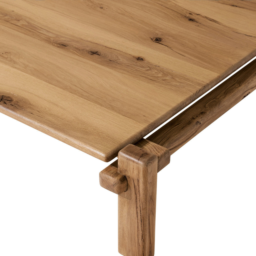 Marcia Square Coffee Table - Natural Reclaimed French Oak