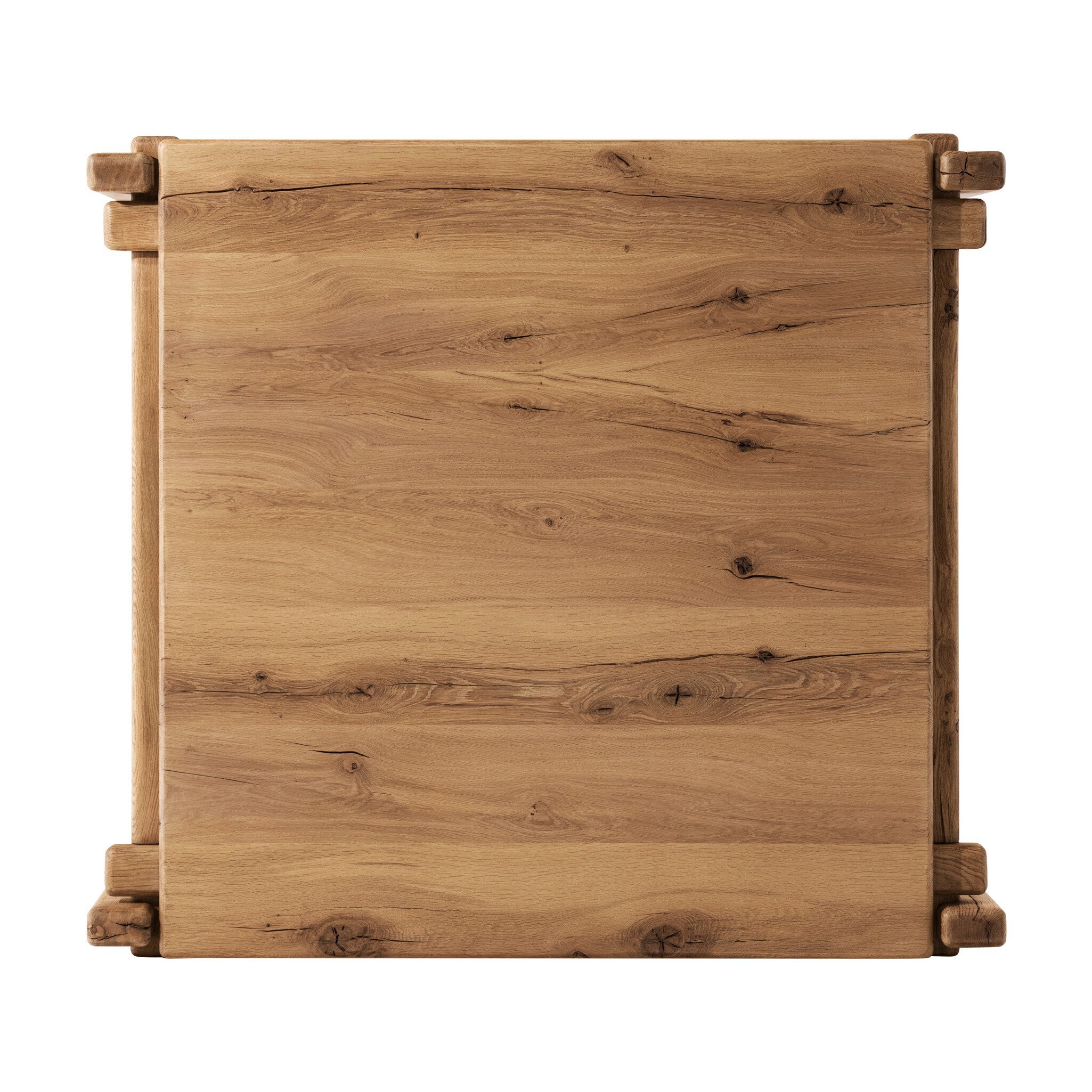 Marcia Square Coffee Table - Natural Reclaimed French Oak