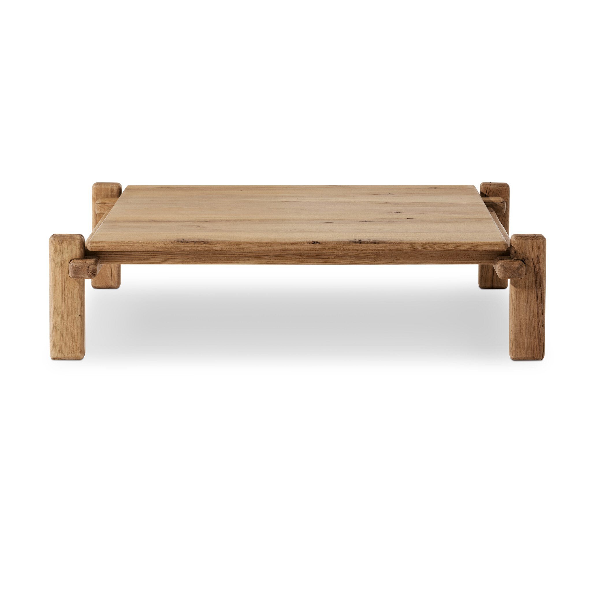 Marcia Square Coffee Table - Natural Reclaimed French Oak