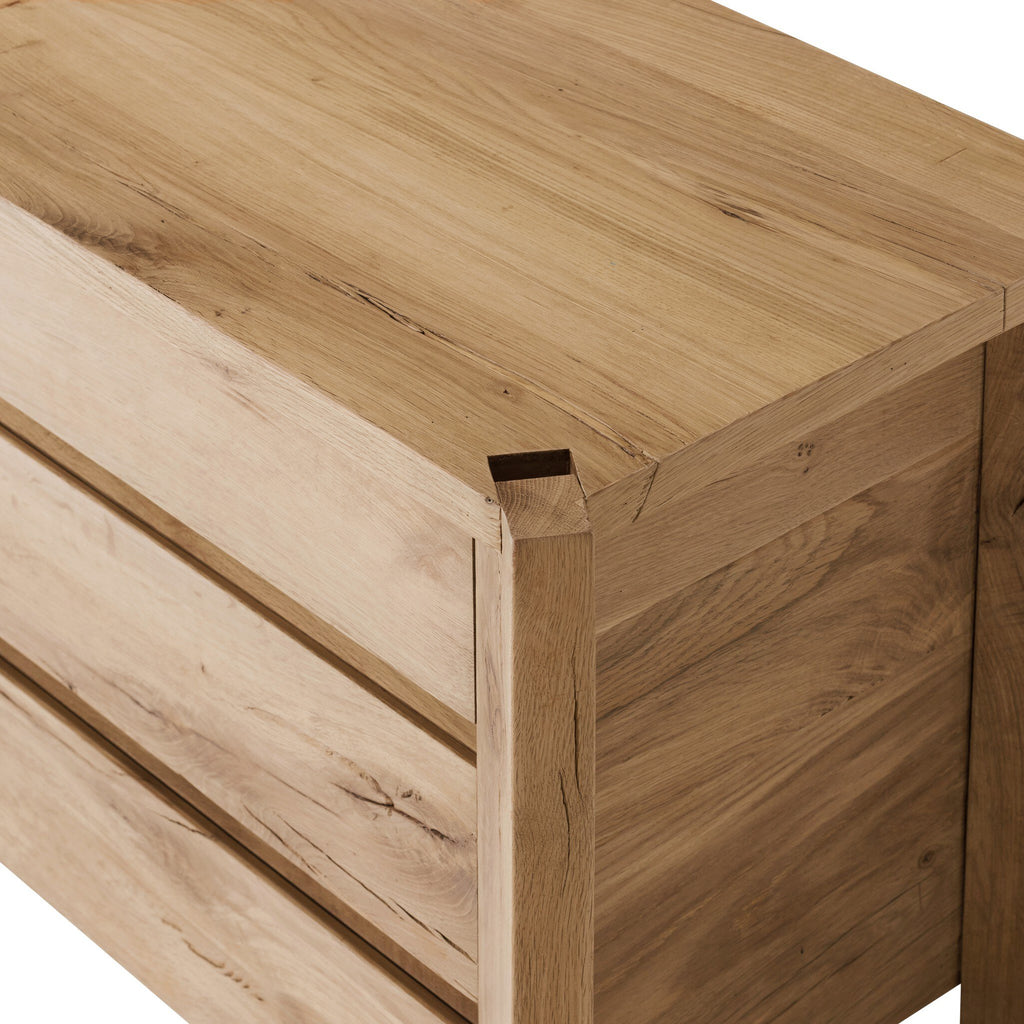 Cassio Nightstand - Natural Reclaimed French Oak
