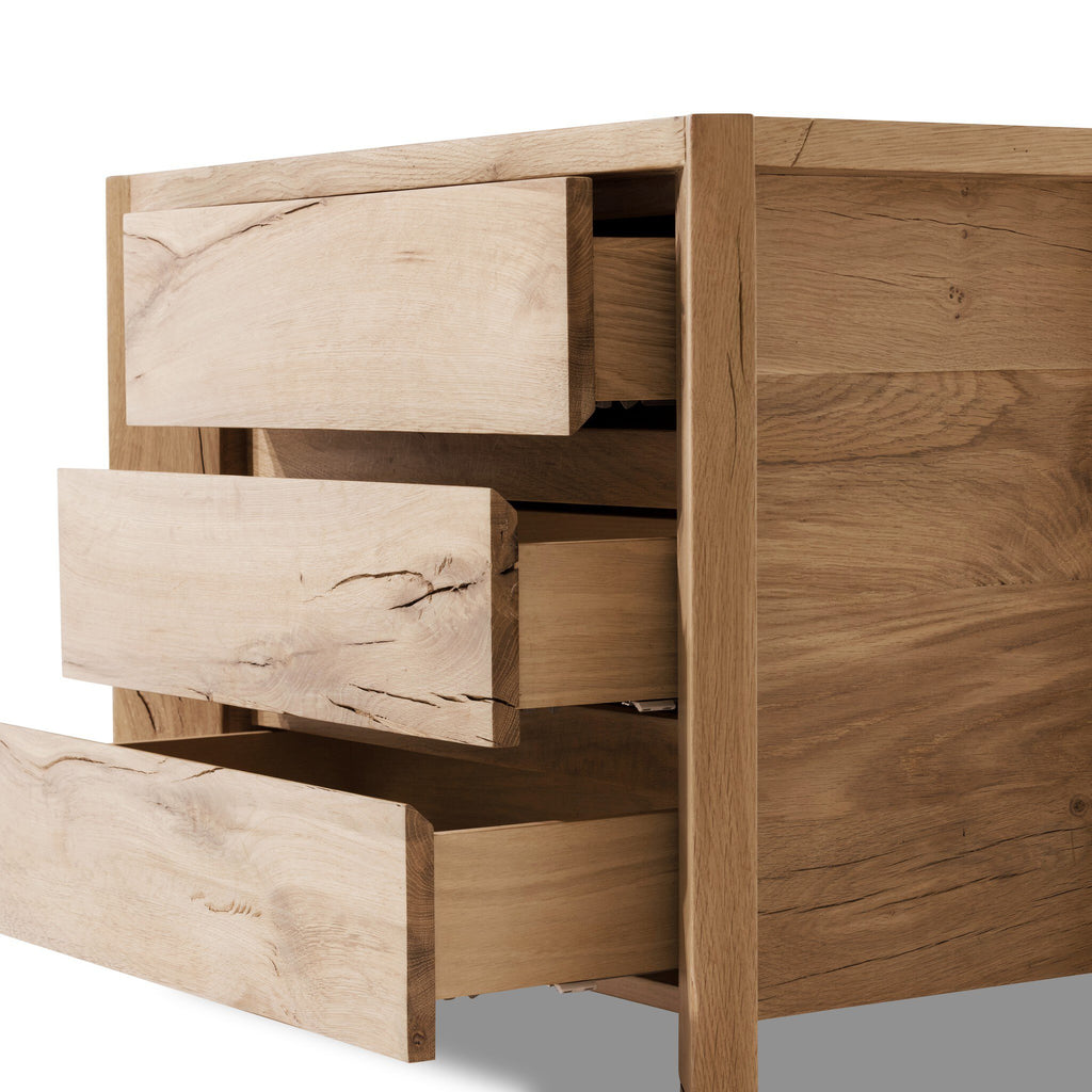 Cassio Nightstand - Natural Reclaimed French Oak