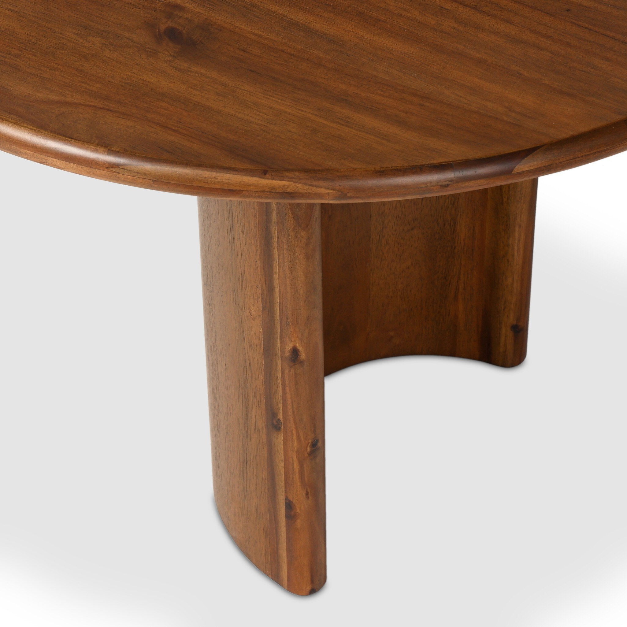 Paden Dining Table - Seasoned Brown Acacia | 118"