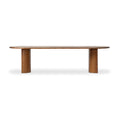 Paden Dining Table - Seasoned Brown Acacia | 118"