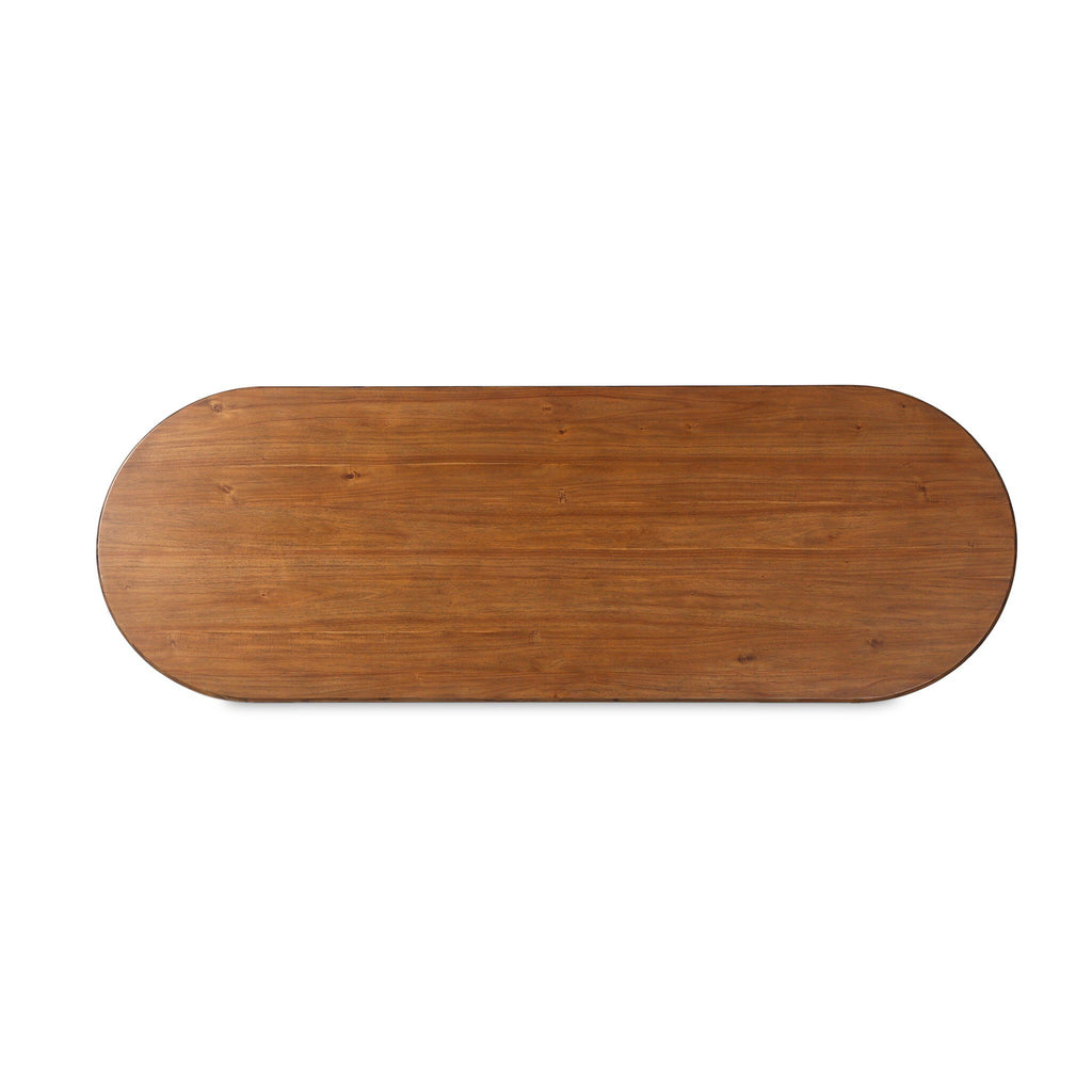 Paden Dining Table - Seasoned Brown Acacia | 118"