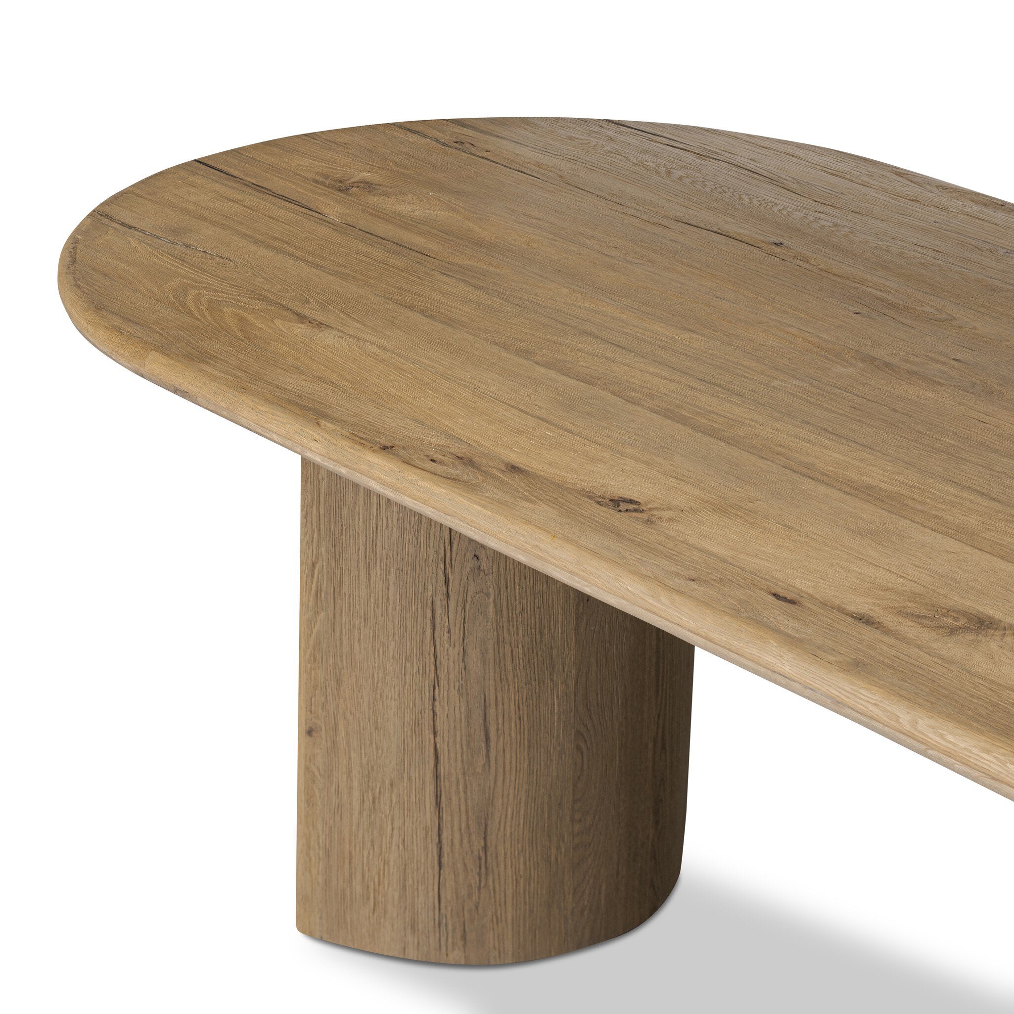 Paden Dining Table - Worn Oak Veneer | 118"