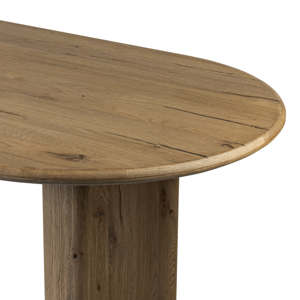 Paden Dining Table - Worn Oak Veneer | 118"