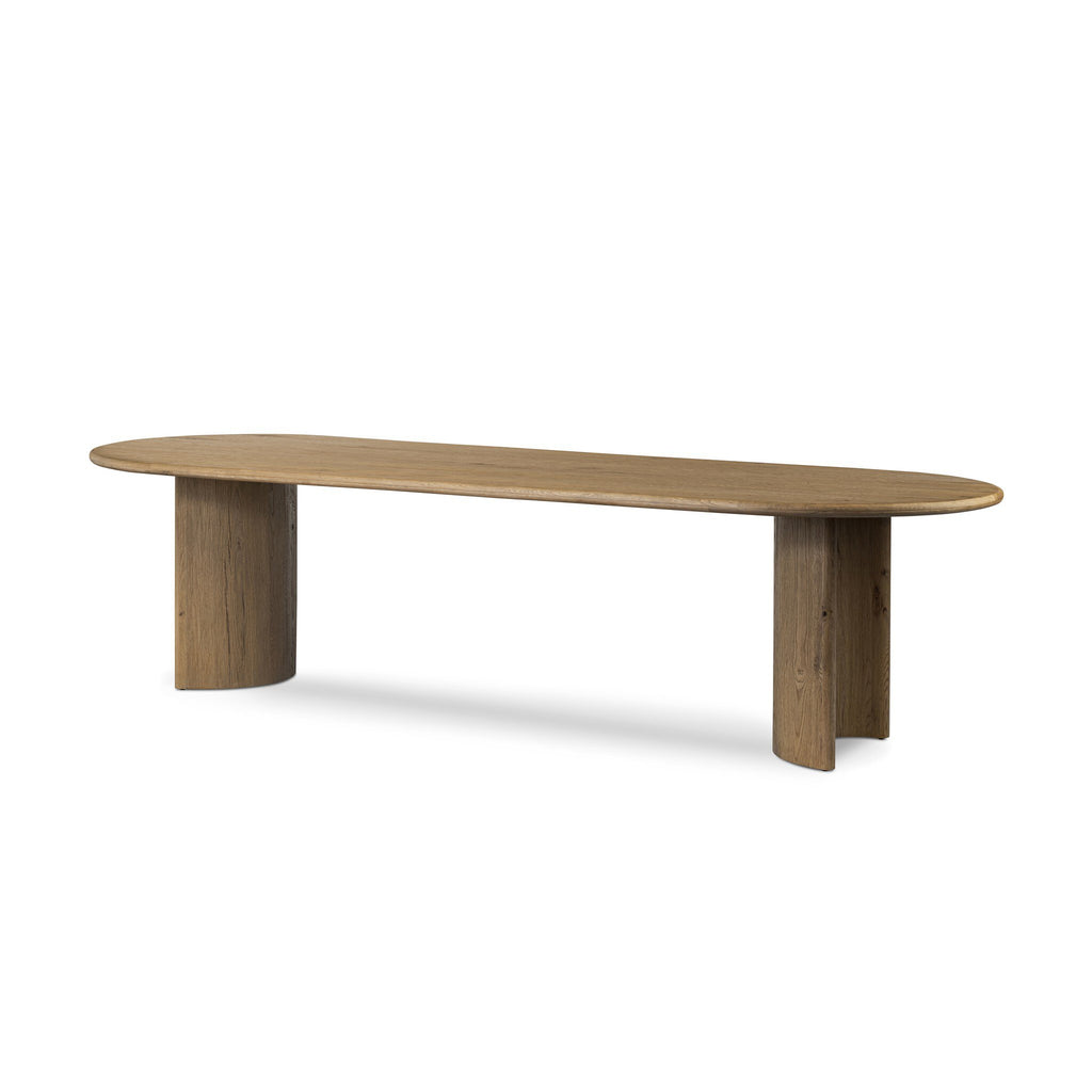 Paden Dining Table - Worn Oak Veneer | 118"