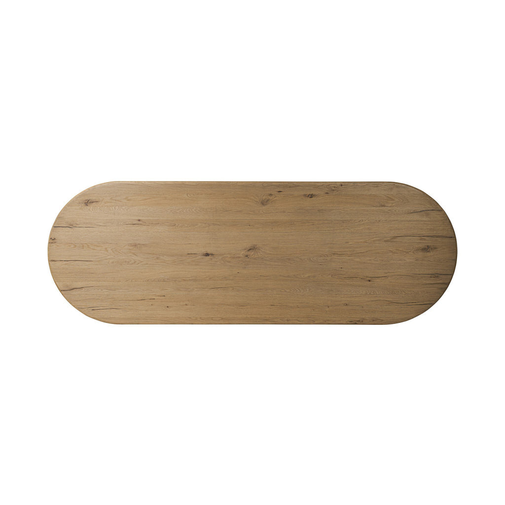 Paden Dining Table - Worn Oak Veneer | 118"