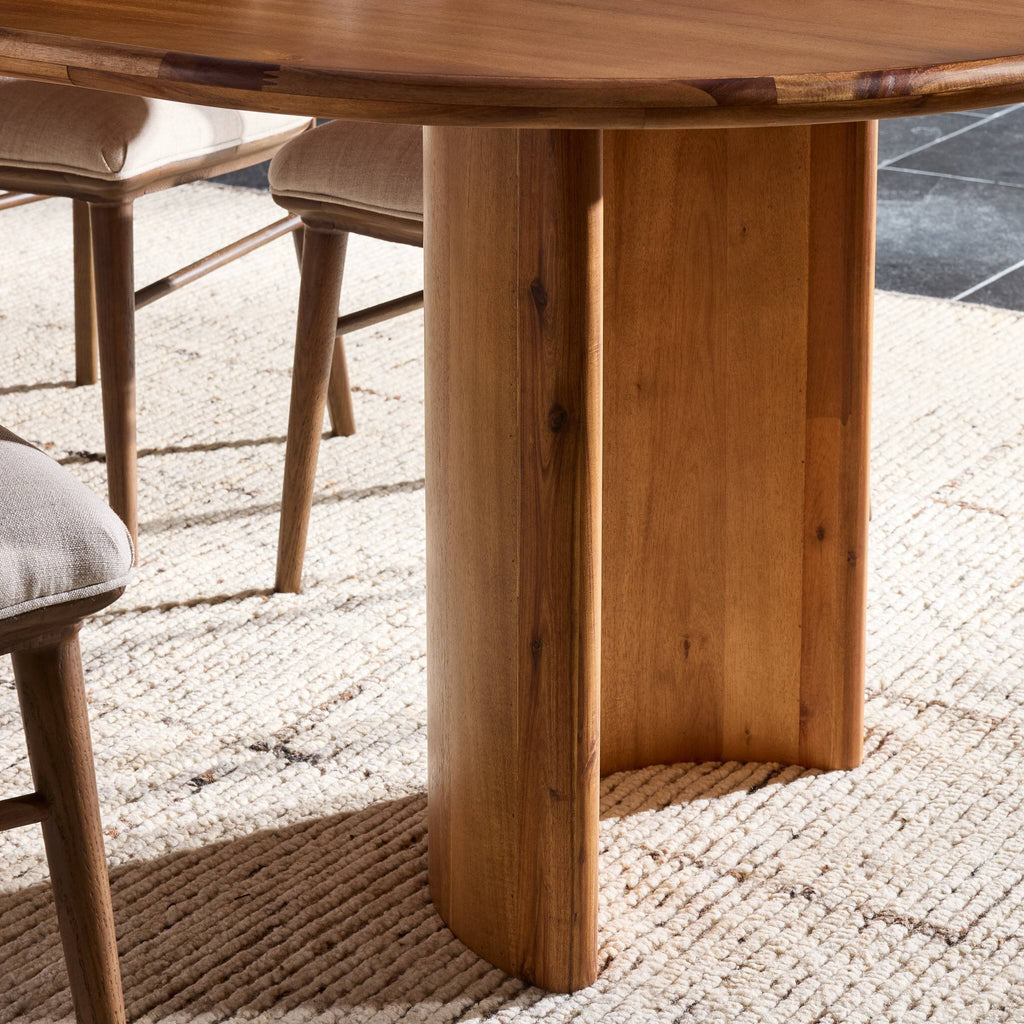 Paden Dining Table - Sandy Acacia | 118"
