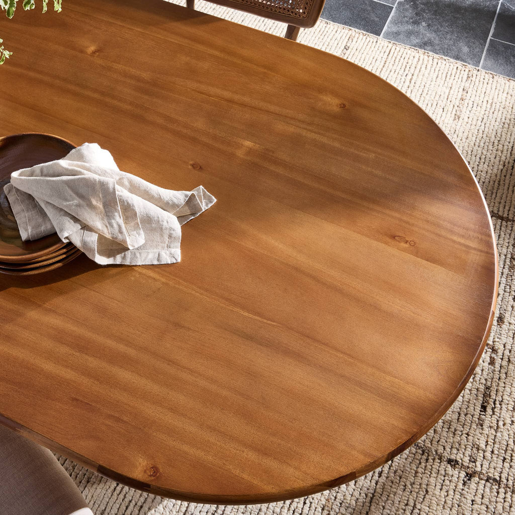 Paden Dining Table - Sandy Acacia | 118"