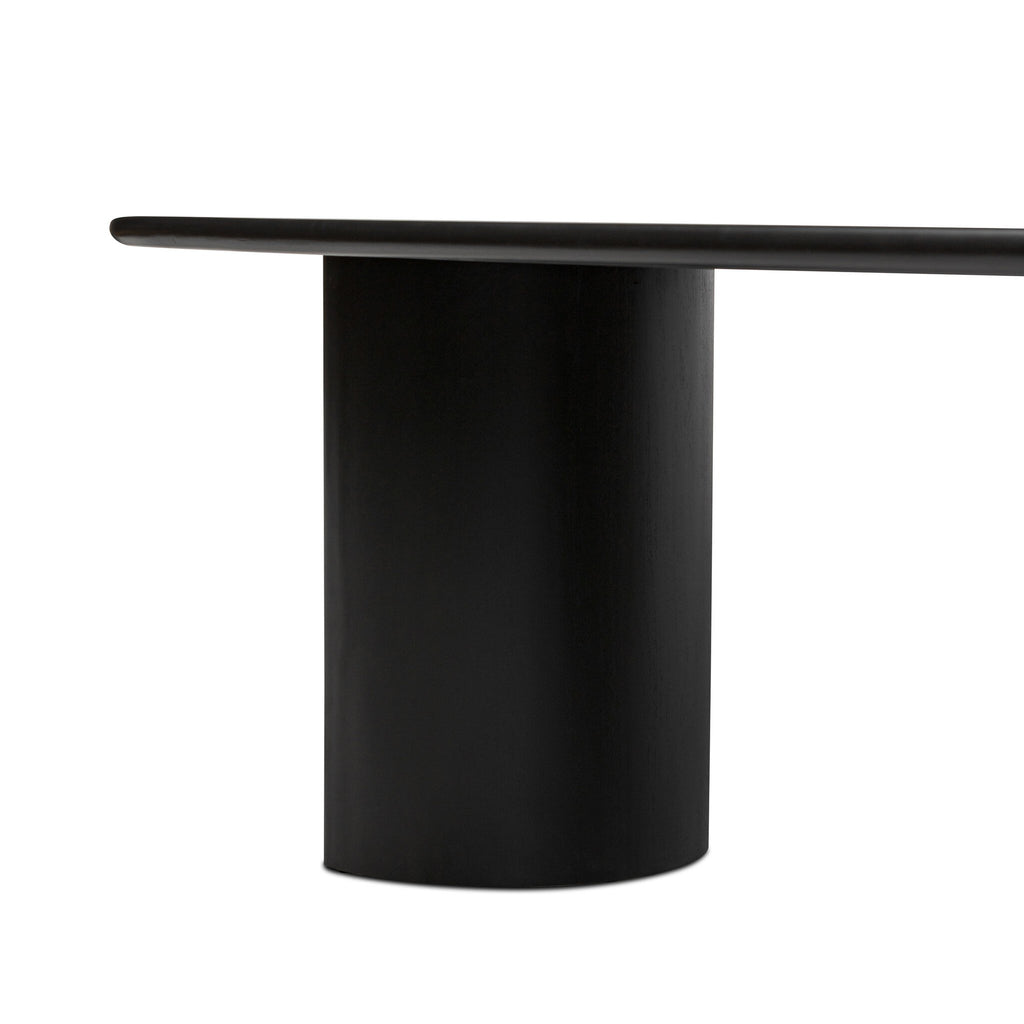 Paden Dining Table - Aged Black Acacia | 118"
