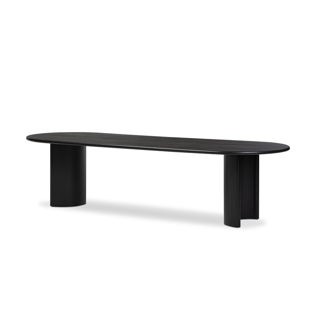 Paden Dining Table - Aged Black Acacia | 118"