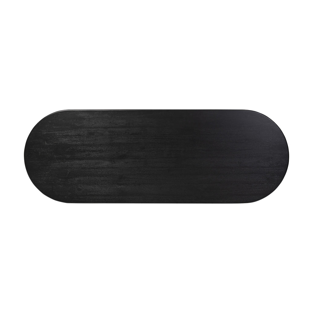 Paden Dining Table - Aged Black Acacia | 118"