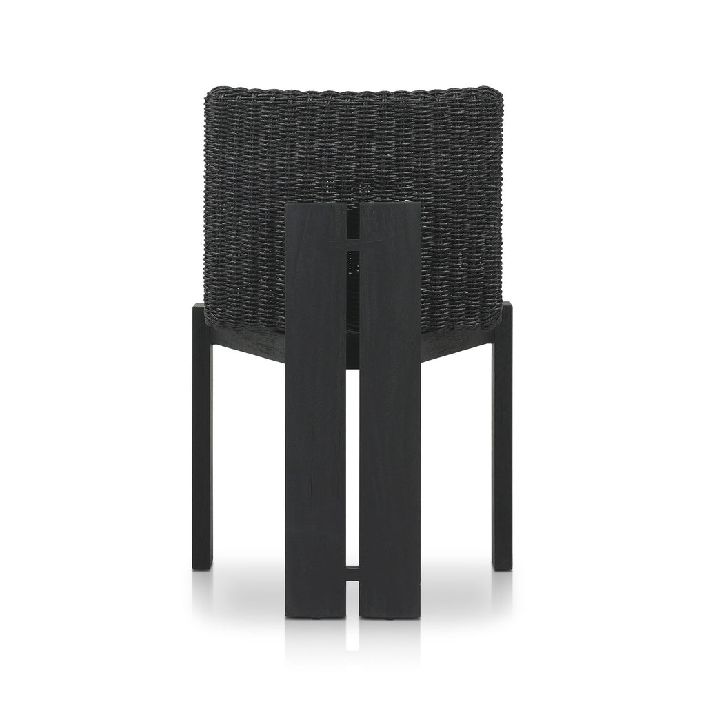 Roxy Outdoor Dining Chair - Faux Black Hyacinth