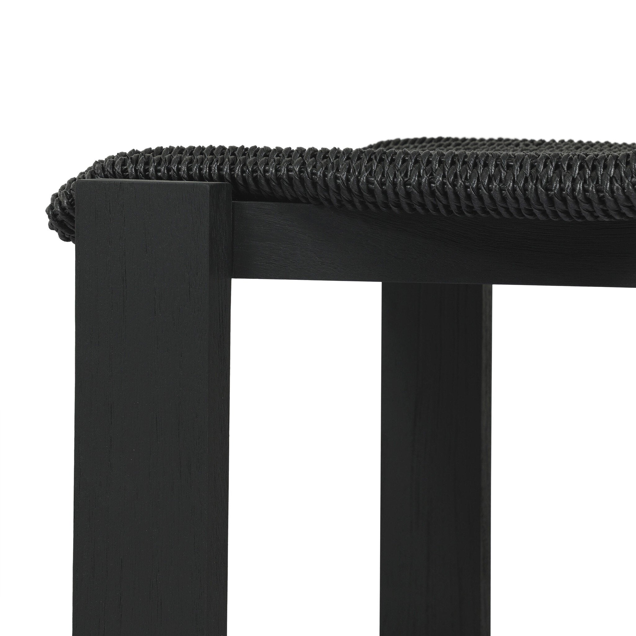 Roxy Outdoor Dining Chair - Faux Black Hyacinth