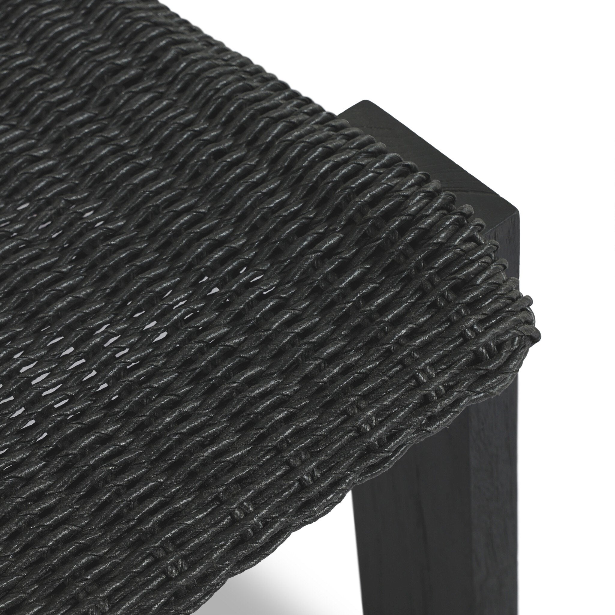Roxy Outdoor Dining Chair - Faux Black Hyacinth