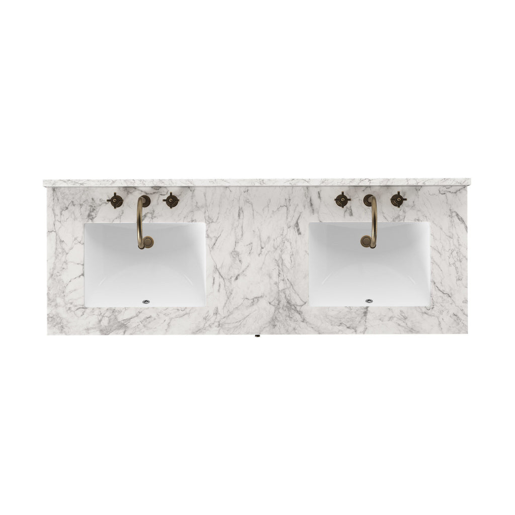 Millie Double Vanity - Satin Drifted Black Veneer