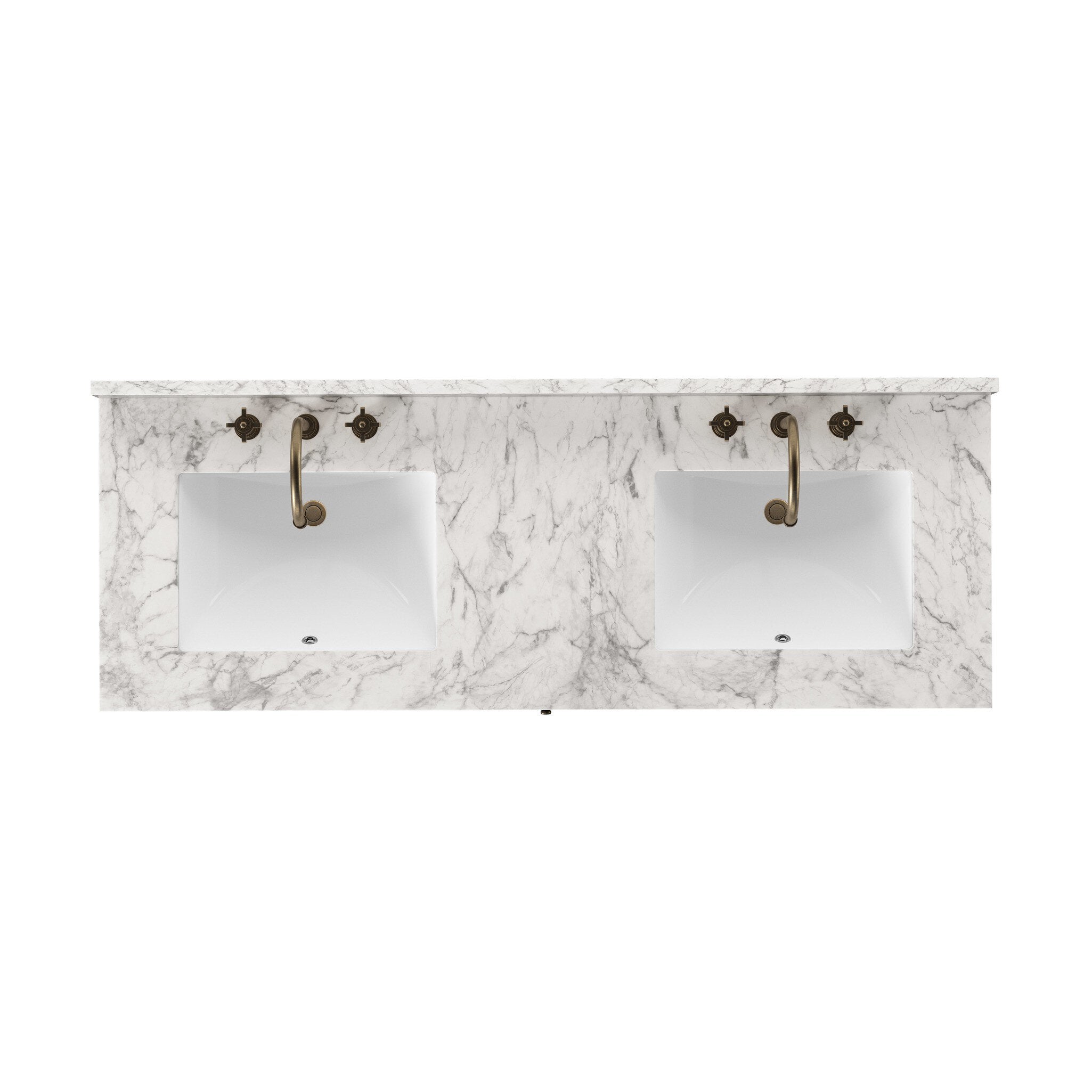 Millie Double Vanity - Satin Drifted Black Veneer