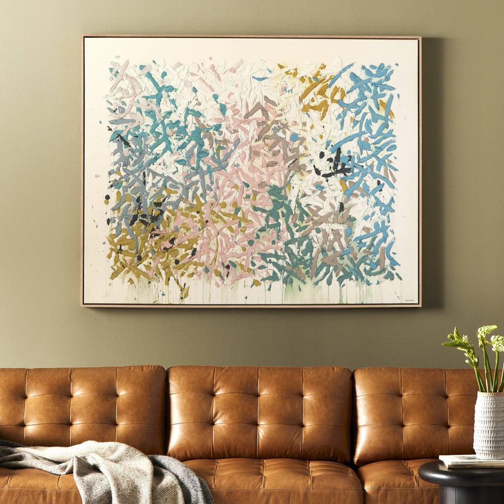 Our Hands Are Open No. 18 by Tyler Guinn - Vertical Grain White Oak Floater