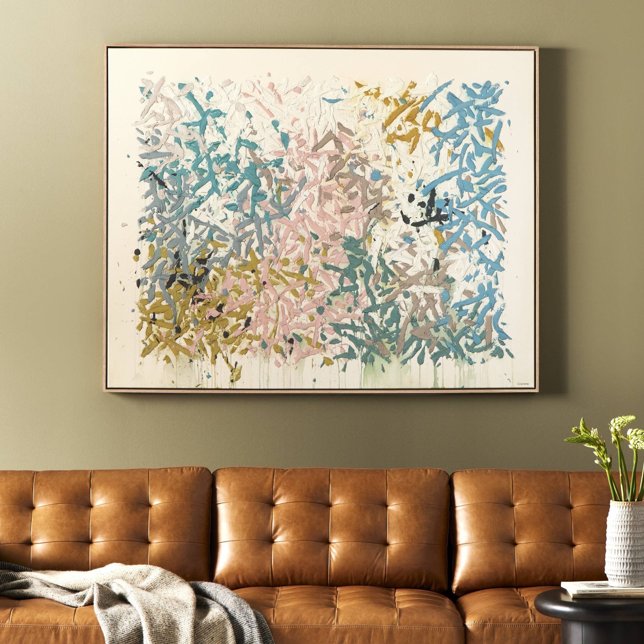 Our Hands Are Open No. 18 by Tyler Guinn - Vertical Grain White Oak Floater
