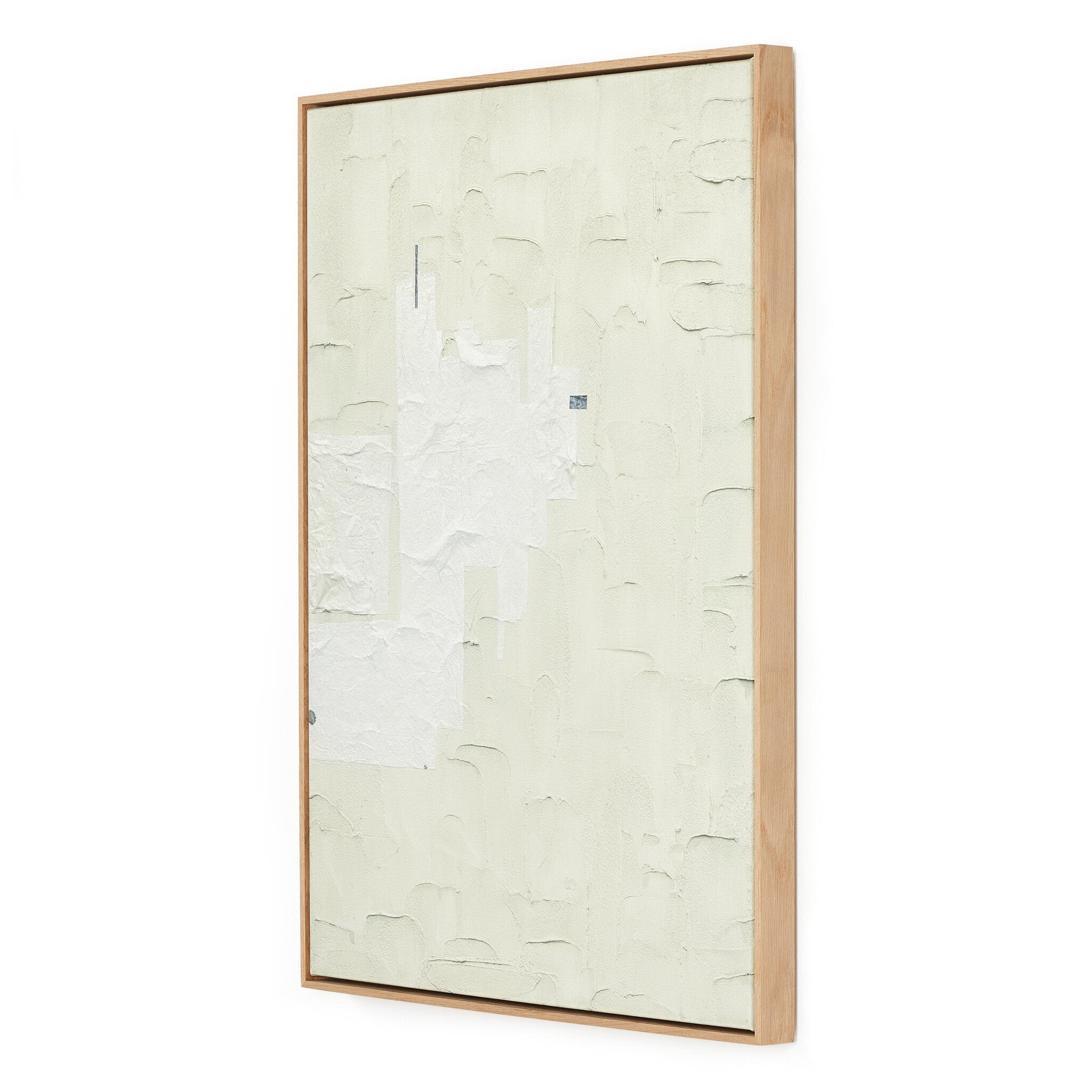 Gary 014 Diptych by Jade Dacay - Vertical Grain White Oak Floater