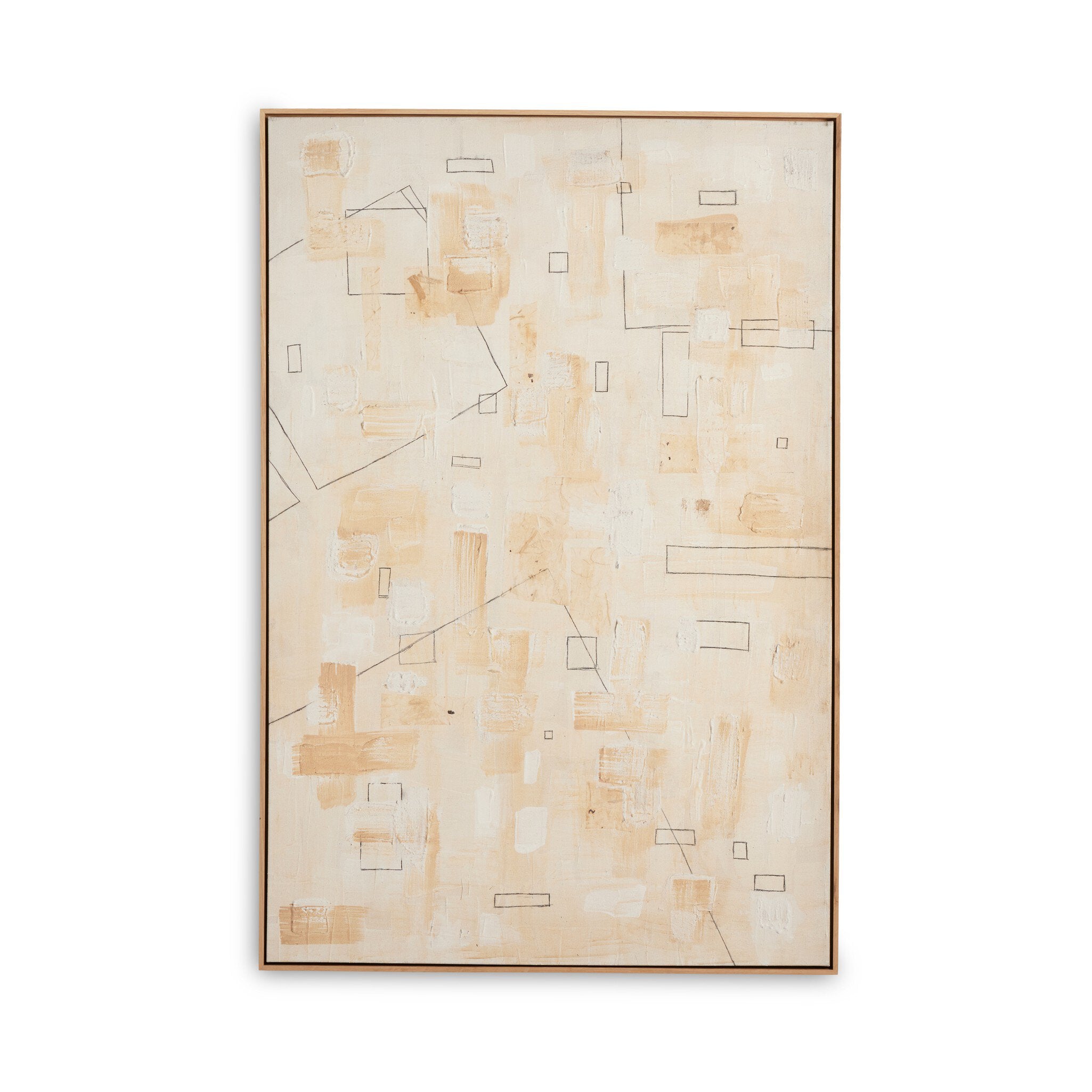 Untitled 003 by Jade Dacay - Vertical Grain White Oak Floater