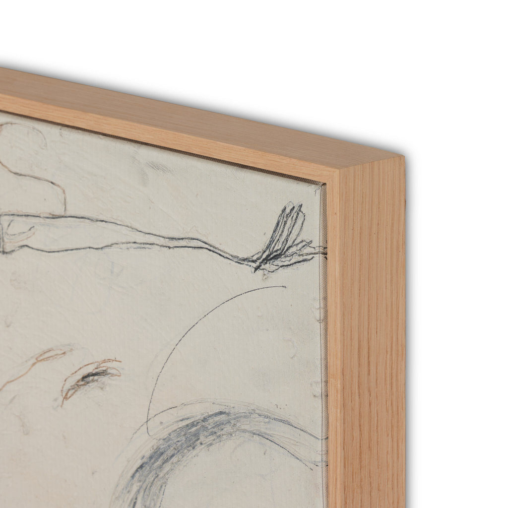 Examination Of The Rose by Tyler Guinn - Vertical Grain White Oak Floater