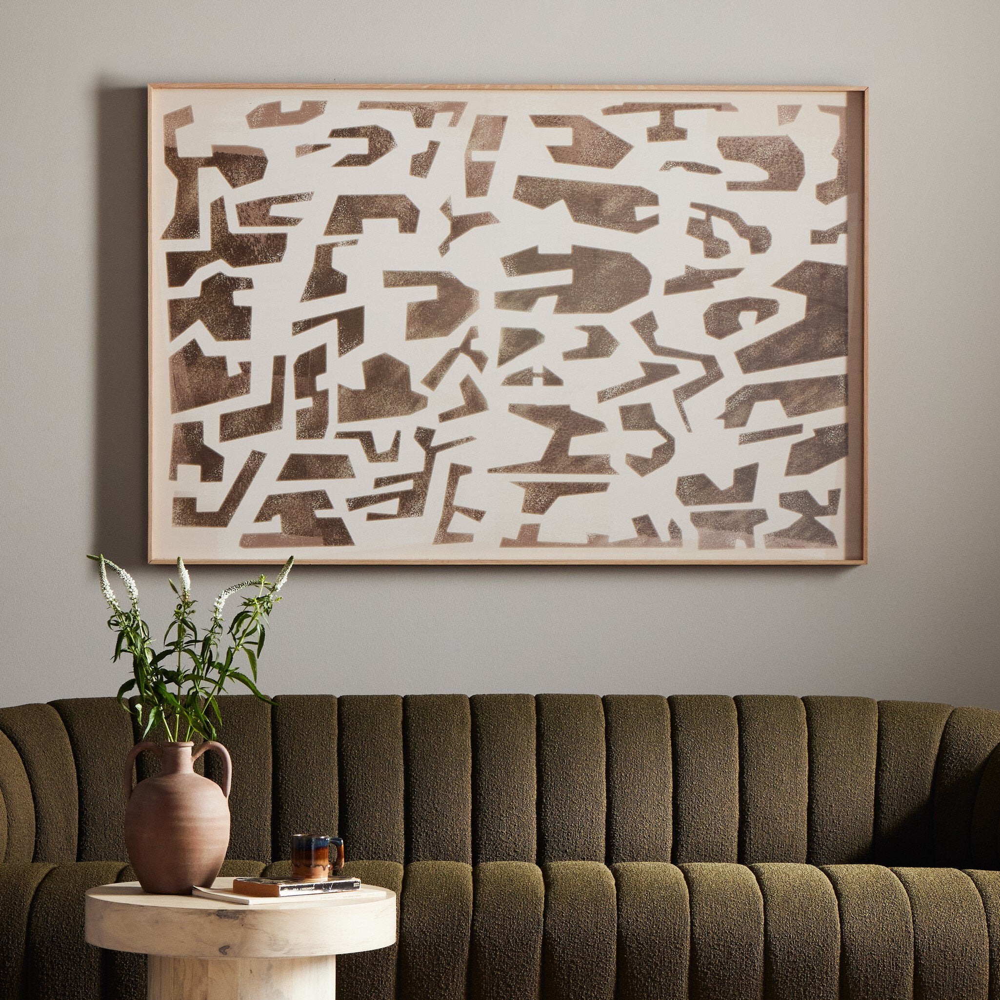 Block Sand II by Coup d'Esprit - Vertical Grain White Oak Floater