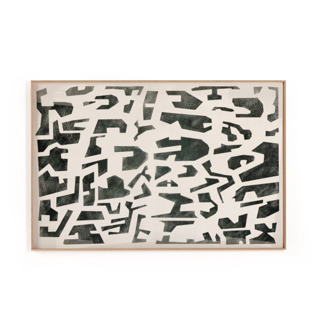Block Sea II by Coup d'Esprit - Vertical Grain White Oak Floater