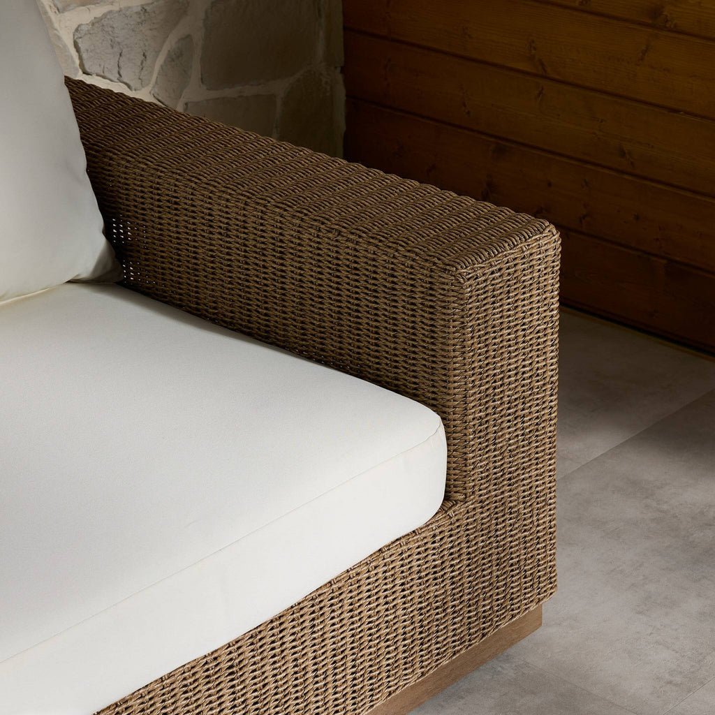 Suri Outdoor Sofa-106" - Arashi Salt