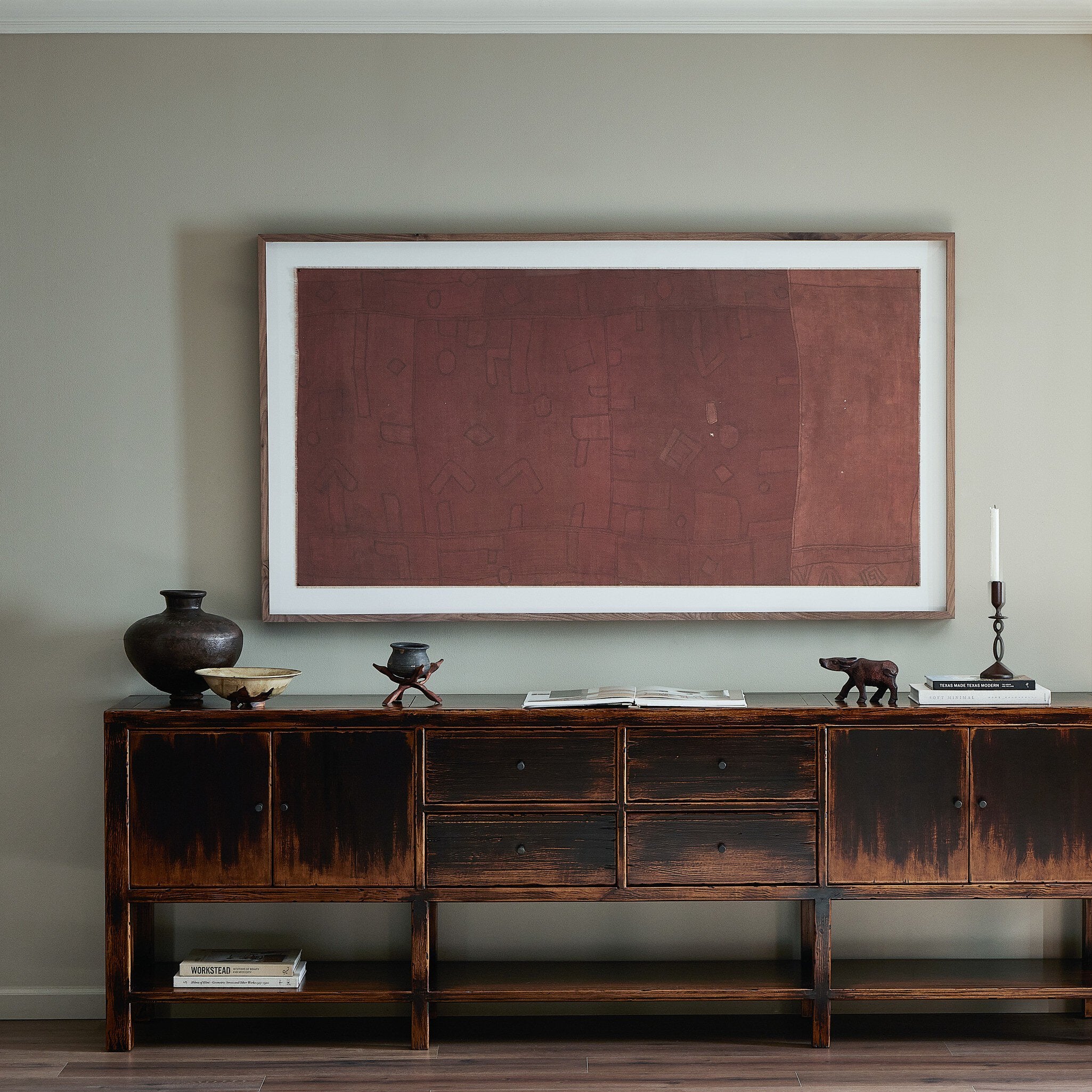 Kuba I by FH Art Studio - Rustic 2.5 Walnut