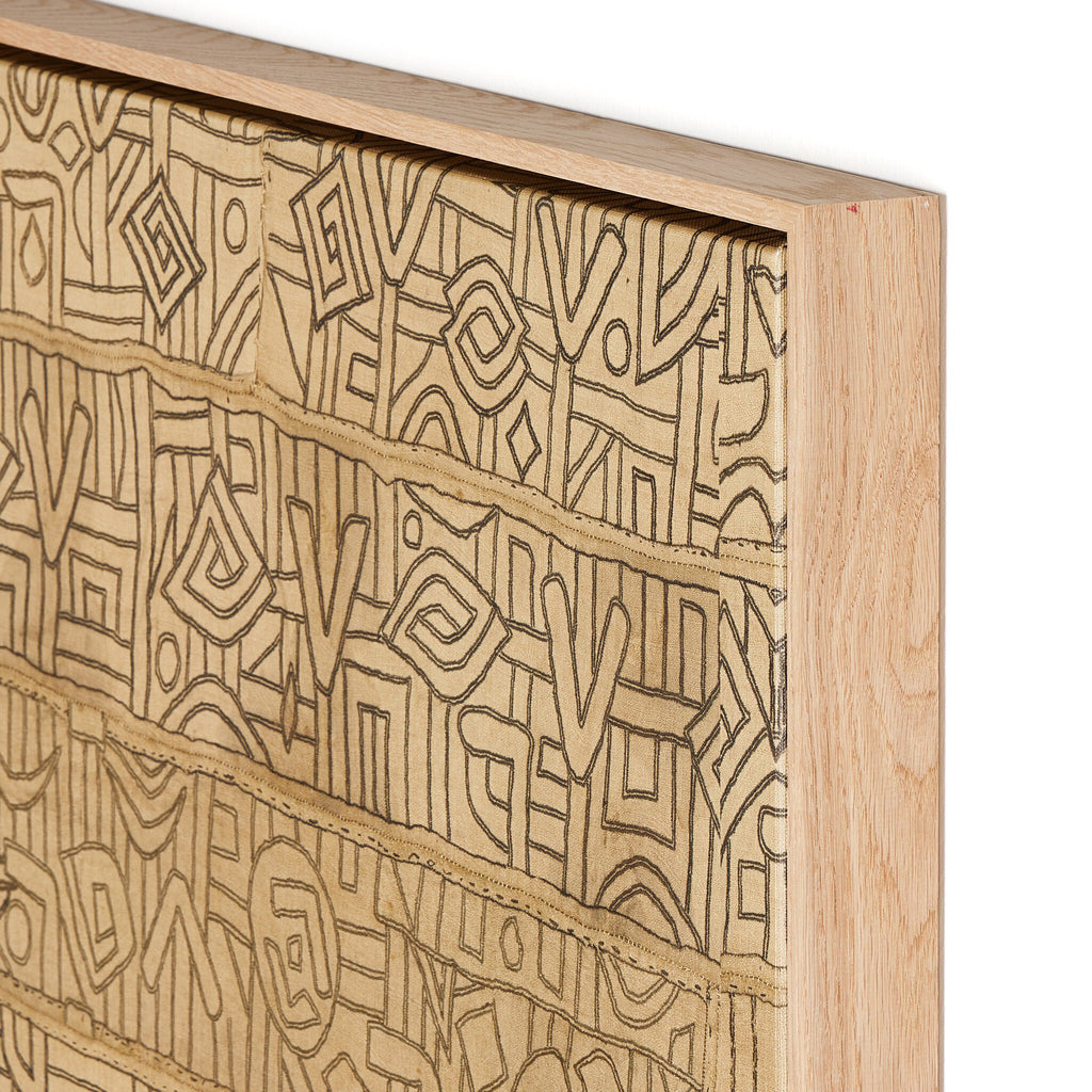 Kuba III by FH Art Studio - Vertical Grain White Oak Floater