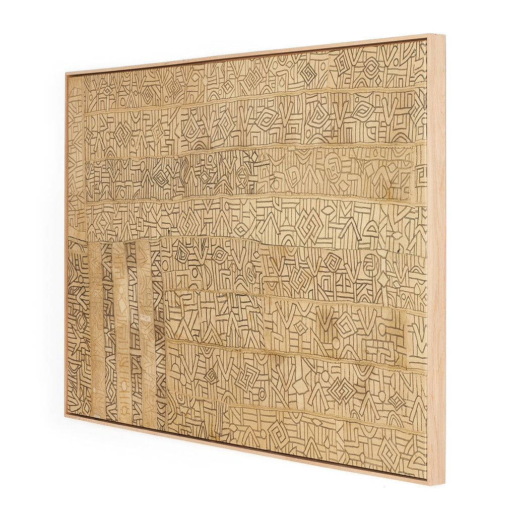 Kuba III by FH Art Studio - Vertical Grain White Oak Floater