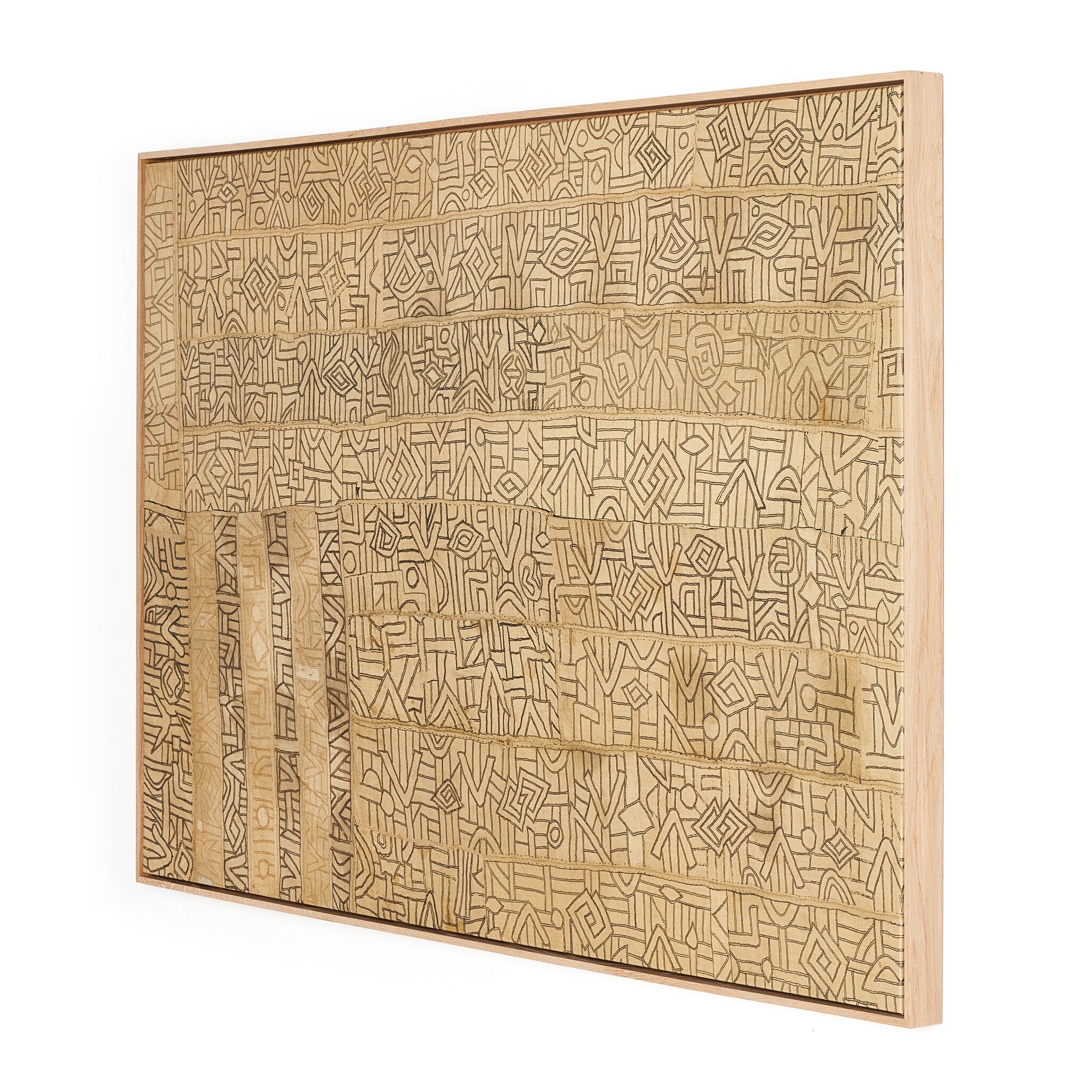 Kuba III by FH Art Studio - Vertical Grain White Oak Floater