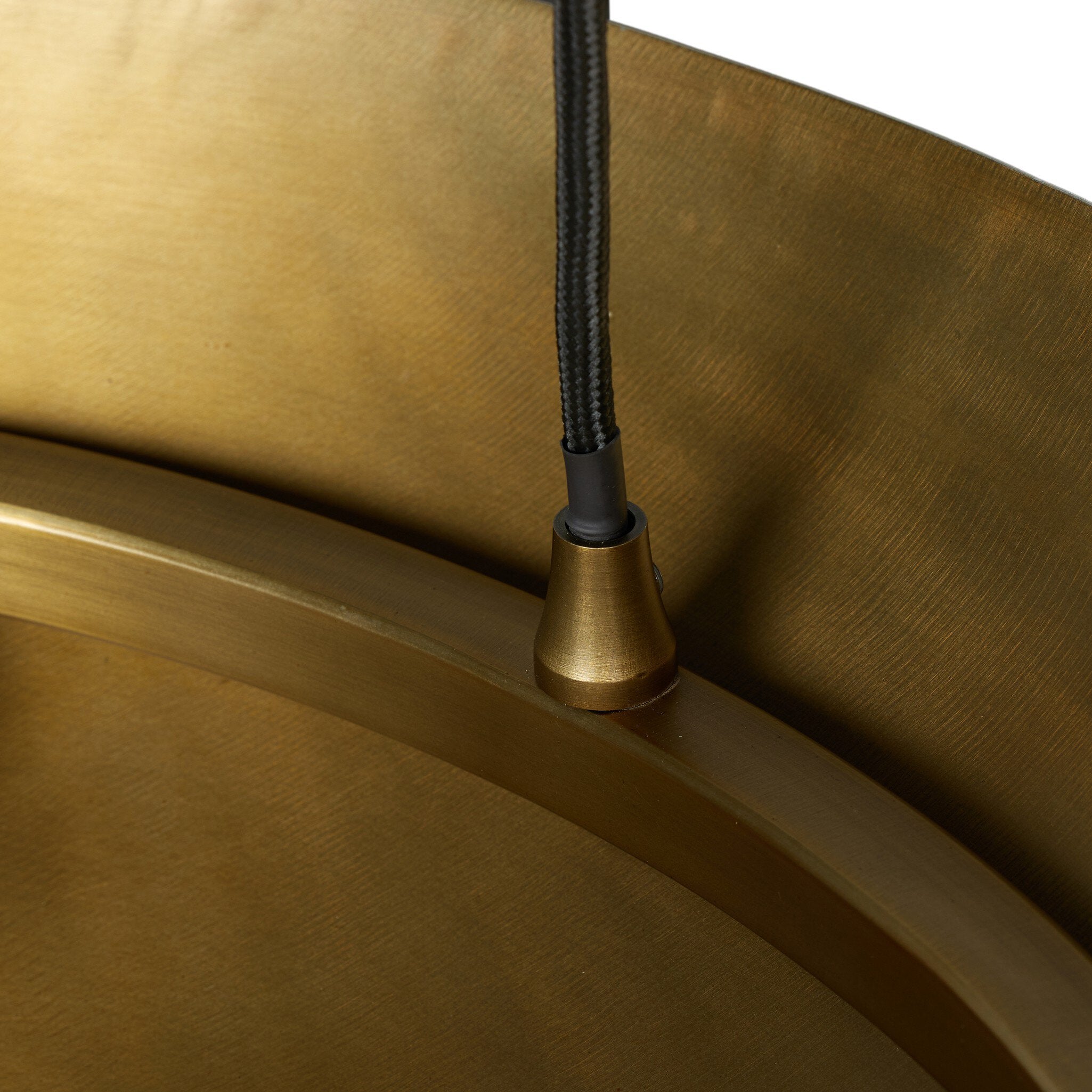 Branson Chandelier - Aged Brass Iron