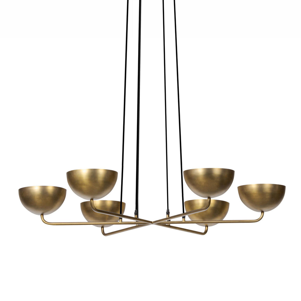 Keller Chandelier - Aged Brass