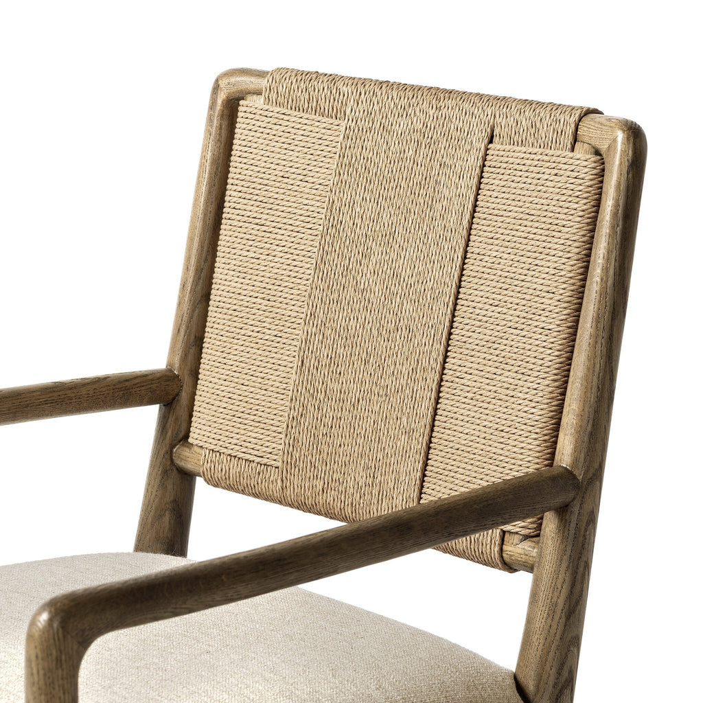 Rothler Dining Armchair - Alcala Wheat