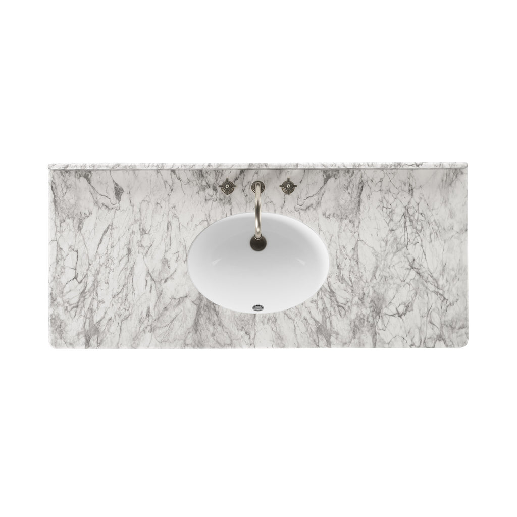 Toulouse Single Wide Vanity - Washed Blonde Oak Veneer